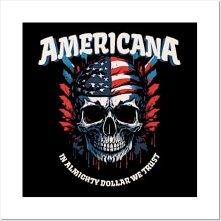 american USA dollar Posters and Art